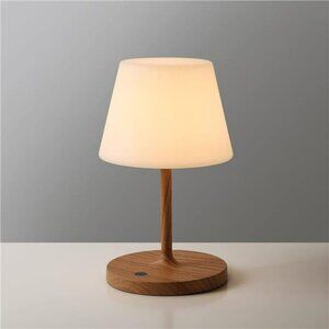 Waterproof cordless table lamp rechargeable touch dimmable LED light for patio